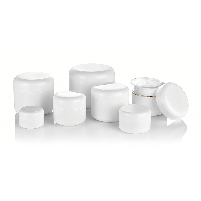 Plastic Round Base PP Cream Jar